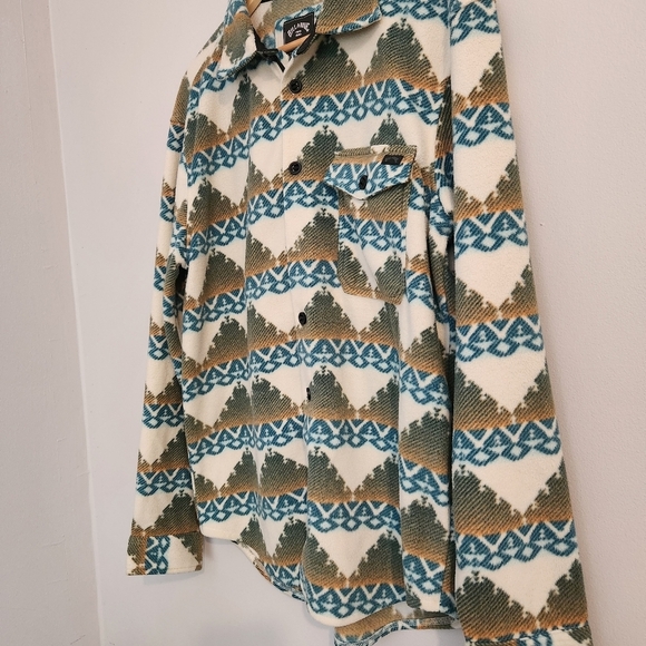 Billabong Furnace Flannel Fleece Jacket | Adventure Division | Large, Southwest - Picture 11 of 15